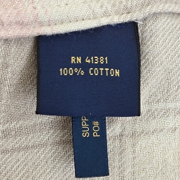 Polo Ralph Lauren Handla FLP Corp Button Down Long Sleeve Shirt Flannel size L - Picture 15 of 15